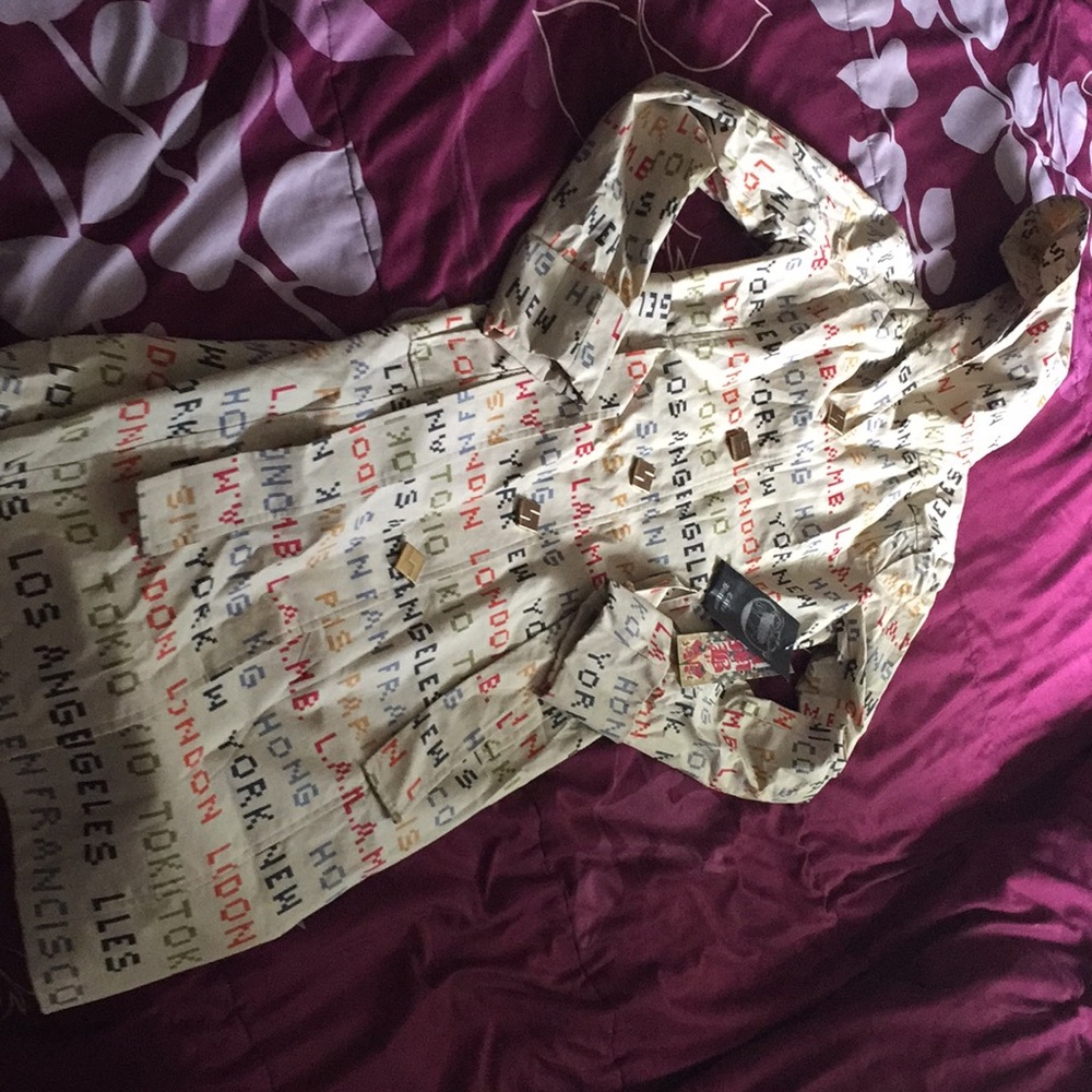 Lamb hooded raincoat never worn with tag